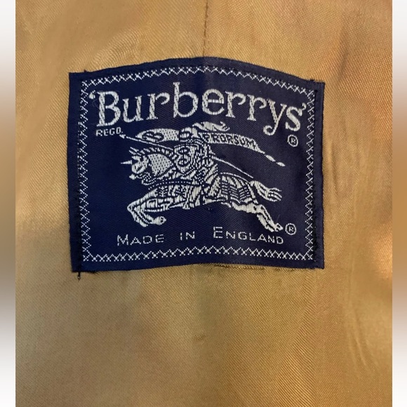 ❌SOLD❌Vintage Oversized BURBERRY Nova Check British Khaki Trench - Mint! - Picture 11 of 16